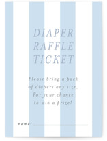 Sail Boats Baby Mini Baby Shower Insert Cards