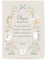 Hey, diddle diddle Mini Baby Shower Insert Cards