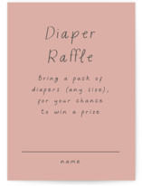 Woodland Fawn Mini Baby Shower Insert Cards