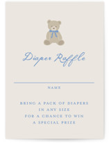 So Beary Cute Mini Baby Shower Insert Cards