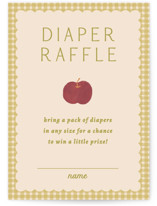 Apple Orchard Mini Baby Shower Insert Cards