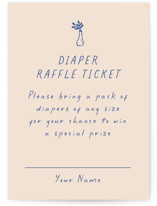 Doodle Tea Party Mini Baby Shower Insert Cards