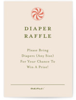 Peppermint Mini Baby Shower Insert Cards