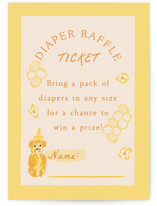 Honeybear Mini Baby Shower Insert Cards