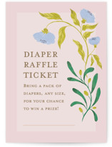 Blooming Baby Shower Mini Baby Shower Insert Cards