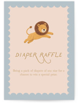 Little Circus Mini Baby Shower Insert Cards