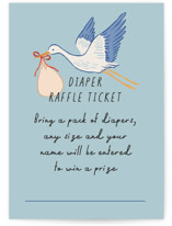 Stamp Mini Baby Shower Insert Cards