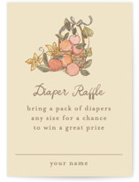 Autumn Harvest Mini Baby Shower Insert Cards