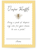 Soon to Bee Mini Baby Shower Insert Cards