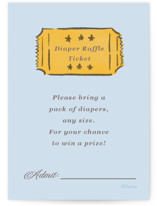 Disney's Dumbo Circus Mini Baby Shower Insert Cards