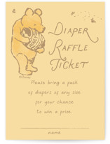 Disney's Winnie the Pooh Little Honey Mini Baby Shower Insert Cards