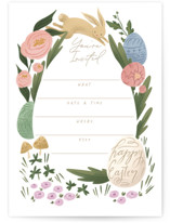Garden Eggs Fill-In Invitations