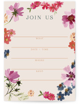 Wildflowers Fill-In Invitations