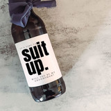 Set of 6 Groomsman Beer Bottle Labels | Suit Up Bottle Labels