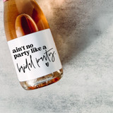 Bridesmaid Gift Champagne Label | Ain't No Party Like a Bridal Party Bottle Labels