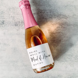 Pairs well with Maid of Honor Duties Proposal Wine Label Bottle Labels