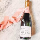 Pairs well with Matron of Honor Duties Proposal Wine Label Bottle Labels