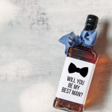 Best Man Liquor Bottle Label | Will you be my Best Man? Bottle Labels