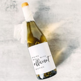 Officiant Gift Wine Label | Pairs well with Officiant Duties Bottle Labels