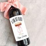 Birthday Wine Label | A Tini Bit Older | Espresso Martini Bottle Labels