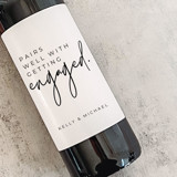 Personalized Engagement Gift Wine Label Bottle Labels