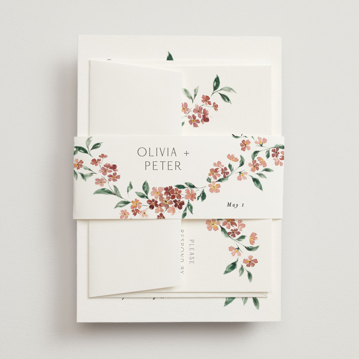 Sweeping Vine Belly Bands by Itsy Belle Studio Minted