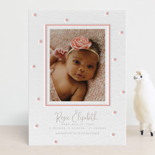 Little Stars Letterpress Birth Announcements