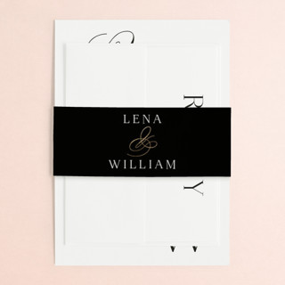 Initially Yours Foil-Pressed Belly Bands
