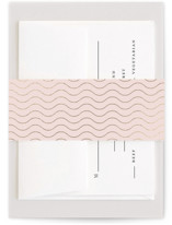 tropical getaway Foil-Pressed Belly Bands