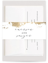 Aerial Foil-Pressed Belly Bands