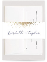 Confetti Foil-Pressed Belly Bands