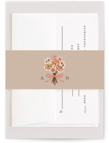 Blooming path Foil-Pressed Belly Bands