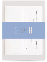 Threaded Foil-Pressed Belly Bands