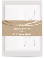 Gold Rush Foil-Pressed Belly Bands