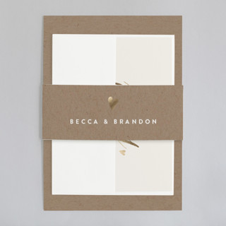 Charming Love Foil-Pressed Belly Bands