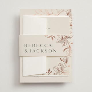 Lovely Foil-Pressed Belly Bands