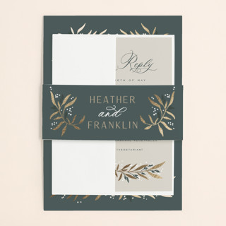 Gilded Foil-Pressed Belly Bands
