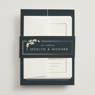 Modern Winter Foil-Pressed Belly Bands