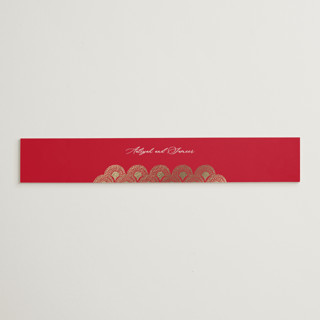 Gilded Henna Foil-Pressed Belly Bands