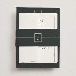 Elegant Station Foil-Pressed Belly Bands