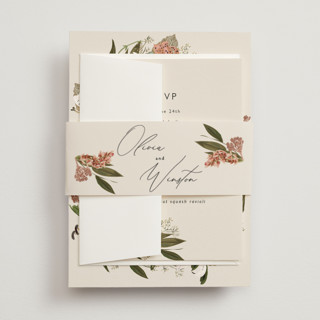 Delicate Foil-Pressed Belly Bands