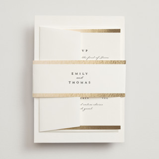 Defined Foil-Pressed Belly Bands