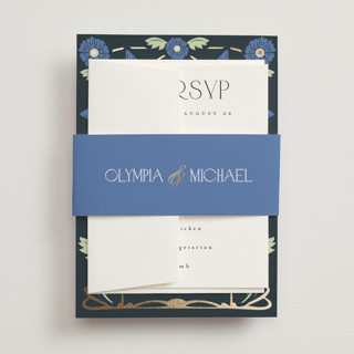 Nouveau Foil-Pressed Belly Bands