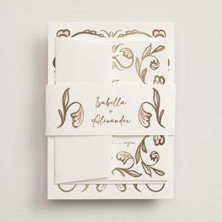 Bella Bellissima Foil-Pressed Belly Bands