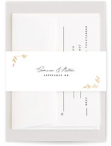 Courtyard Foil-Pressed Belly Bands