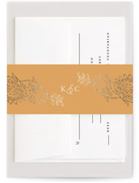 Marigold Foil-Pressed Belly Bands