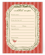 Cheers To You Bridal Shower Insert Cards