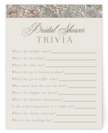 bouquet wrap Bridal Shower Insert Cards