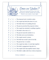 Fresh Off the Market Bridal Shower Insert Cards