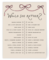 Bubbly Brunch Bridal Shower Insert Cards